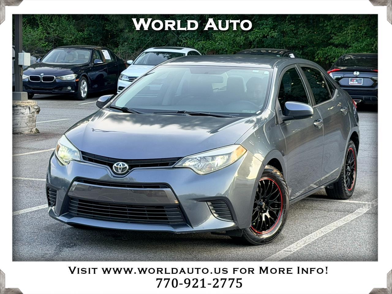 Toyota Corolla LE 2016