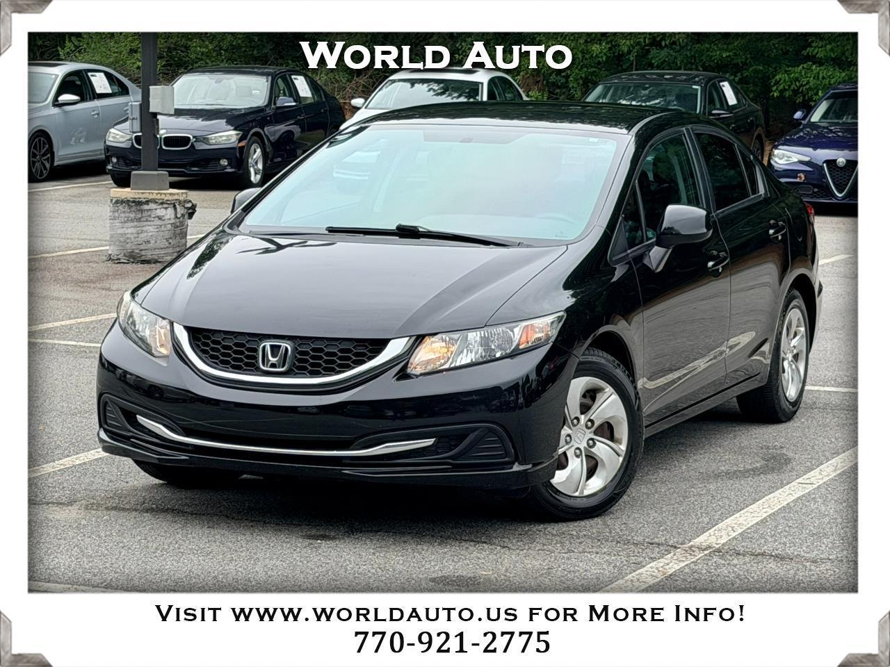 Honda Civic LX Sedan 5-Speed AT 2013