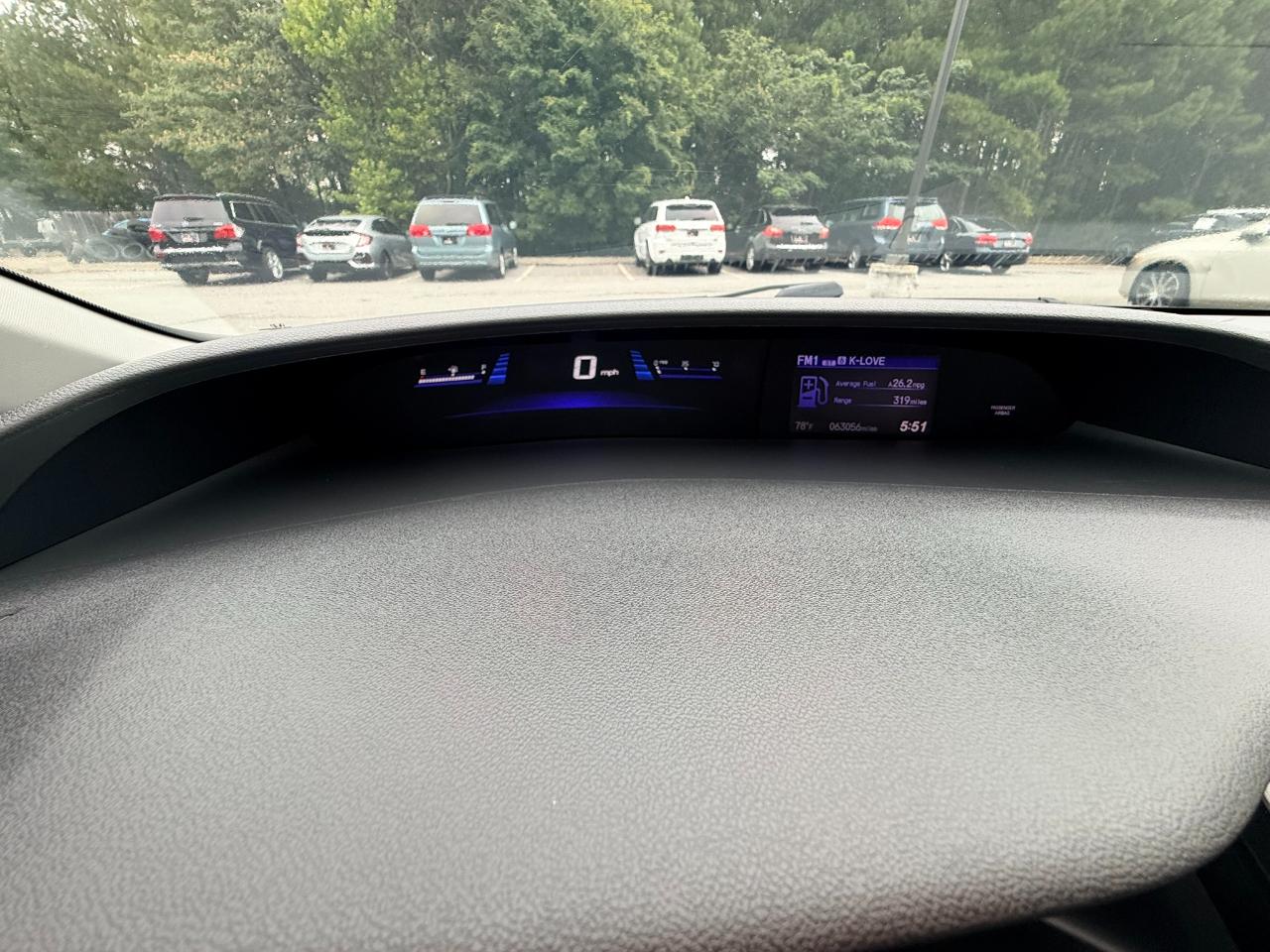 Honda Civic LX Sedan 5-Speed AT 2013