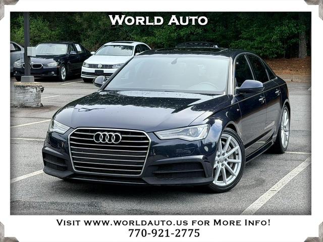 Moonlight Blue Metallic 2017 Audi A6 Sedan Front-Wheel Drive Automatic