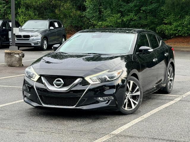 Super Black 2016 Nissan Maxima Sedan Front-Wheel Drive Automatic
