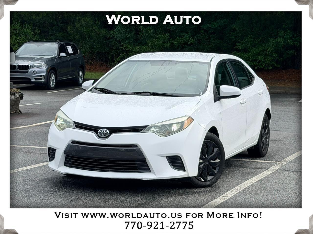 Toyota Corolla LE 2015