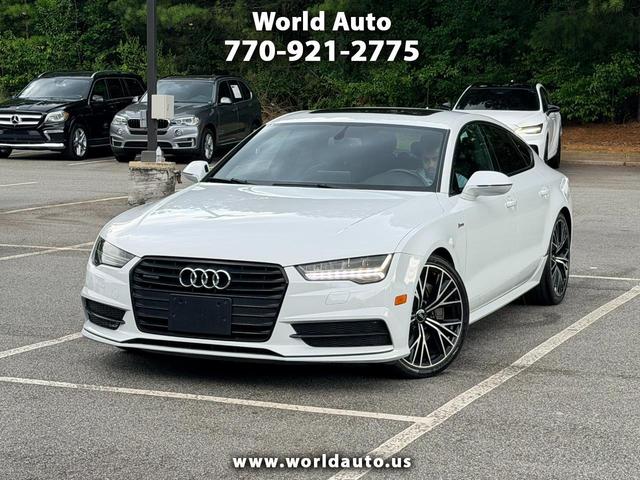 Glacier White Metallic 2018 Audi A7 Sedan All-Wheel Drive Automatic