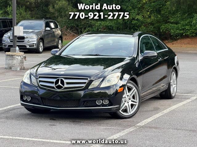 Black 2010 Mercedes-Benz E-Class Coupe Rear-Wheel Drive Automatic