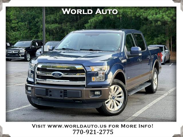 Blue Jeans Metallic 2015 Ford F-150 Pickup Truck Four-Wheel Drive Automatic