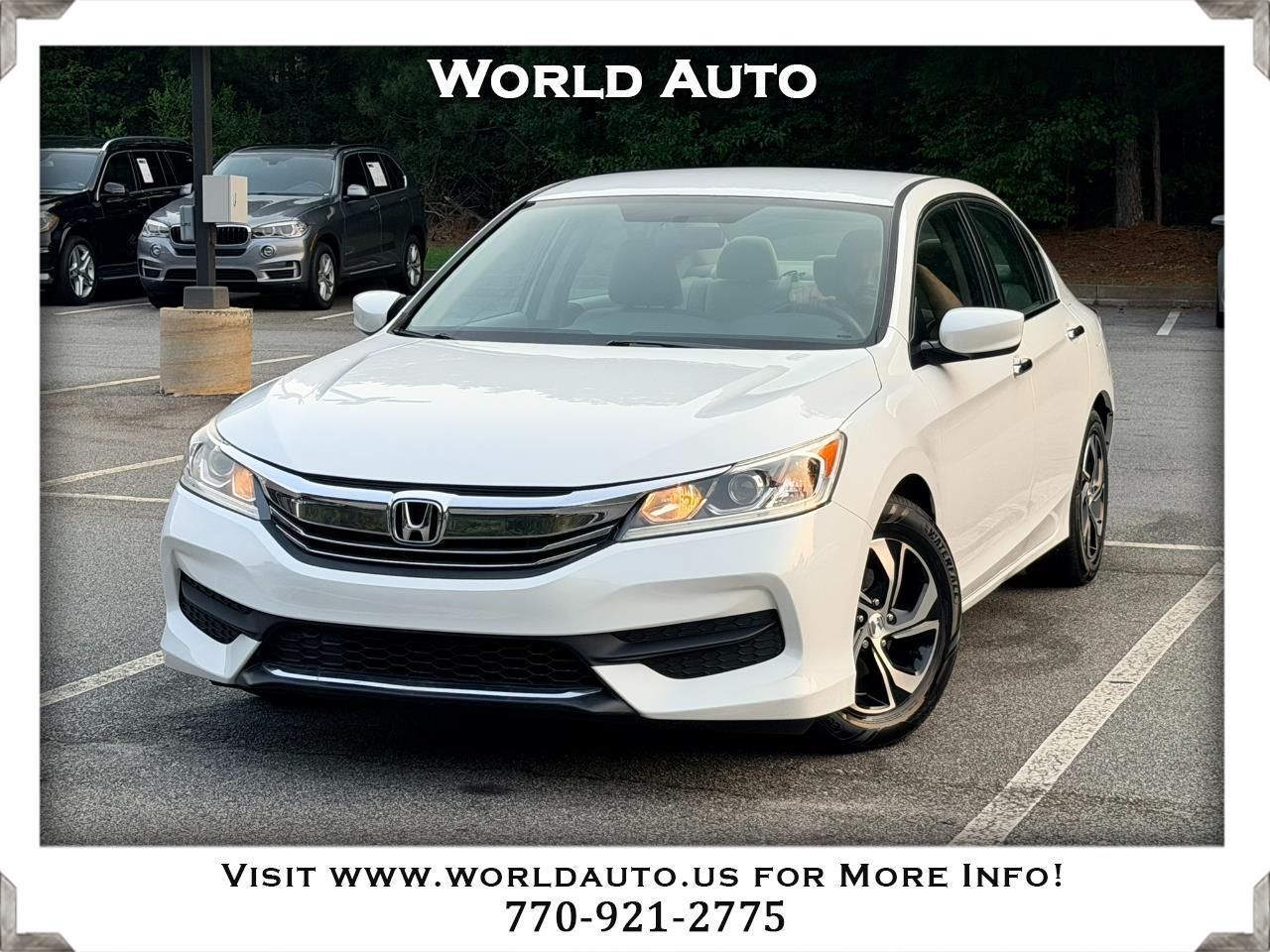 Honda Accord LX Sedan CVT 2016