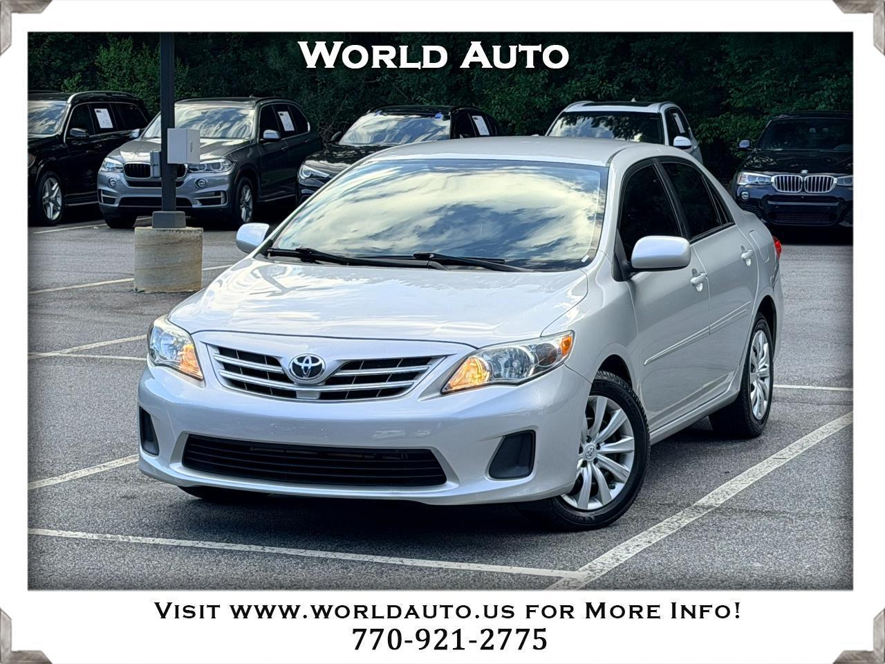 Toyota Corolla LE 4-Speed AT 2013