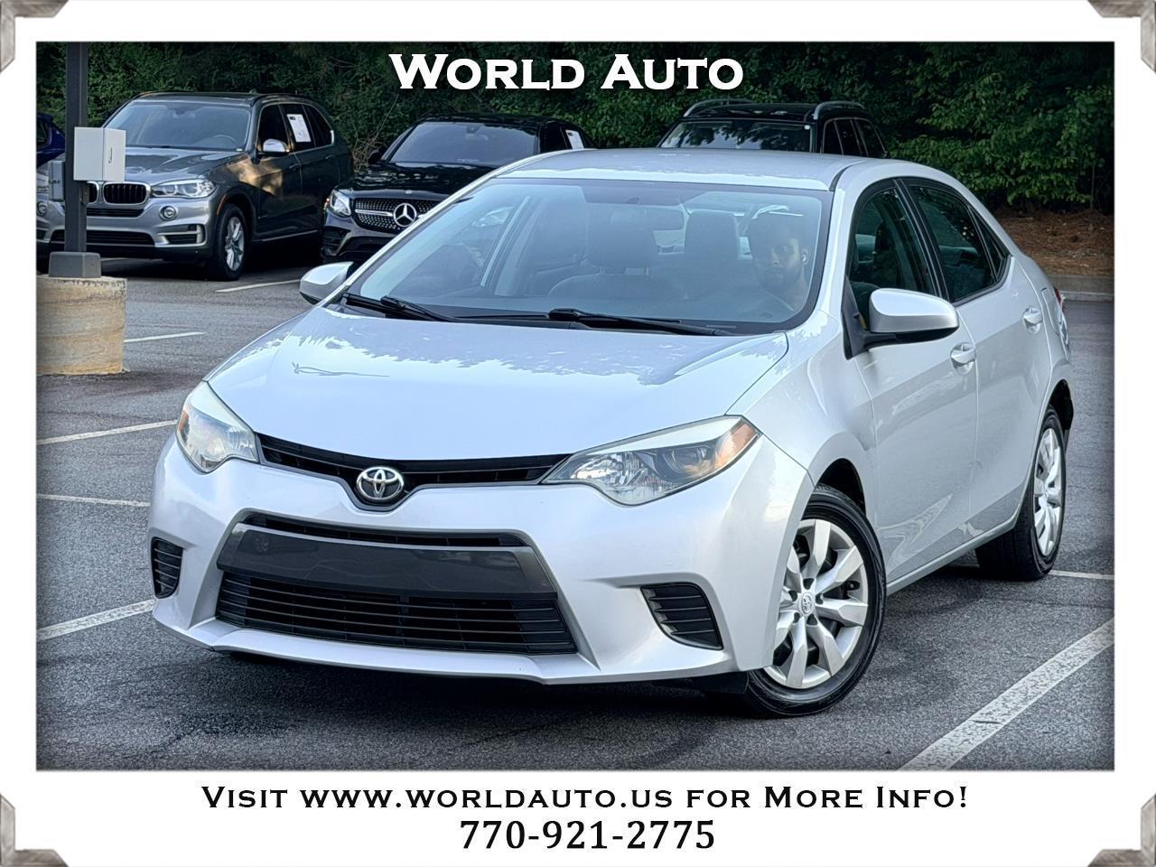 Toyota Corolla LE CVT 2016