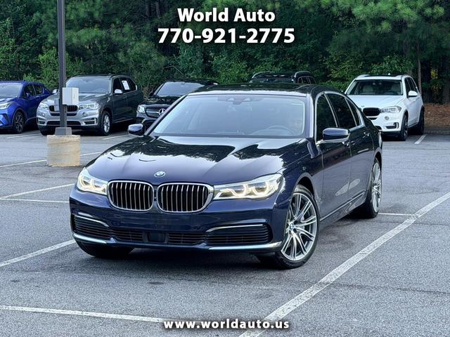 Imperial Blue Metallic 2019 BMW 7 Series Sedan Rear-Wheel Drive Automatic