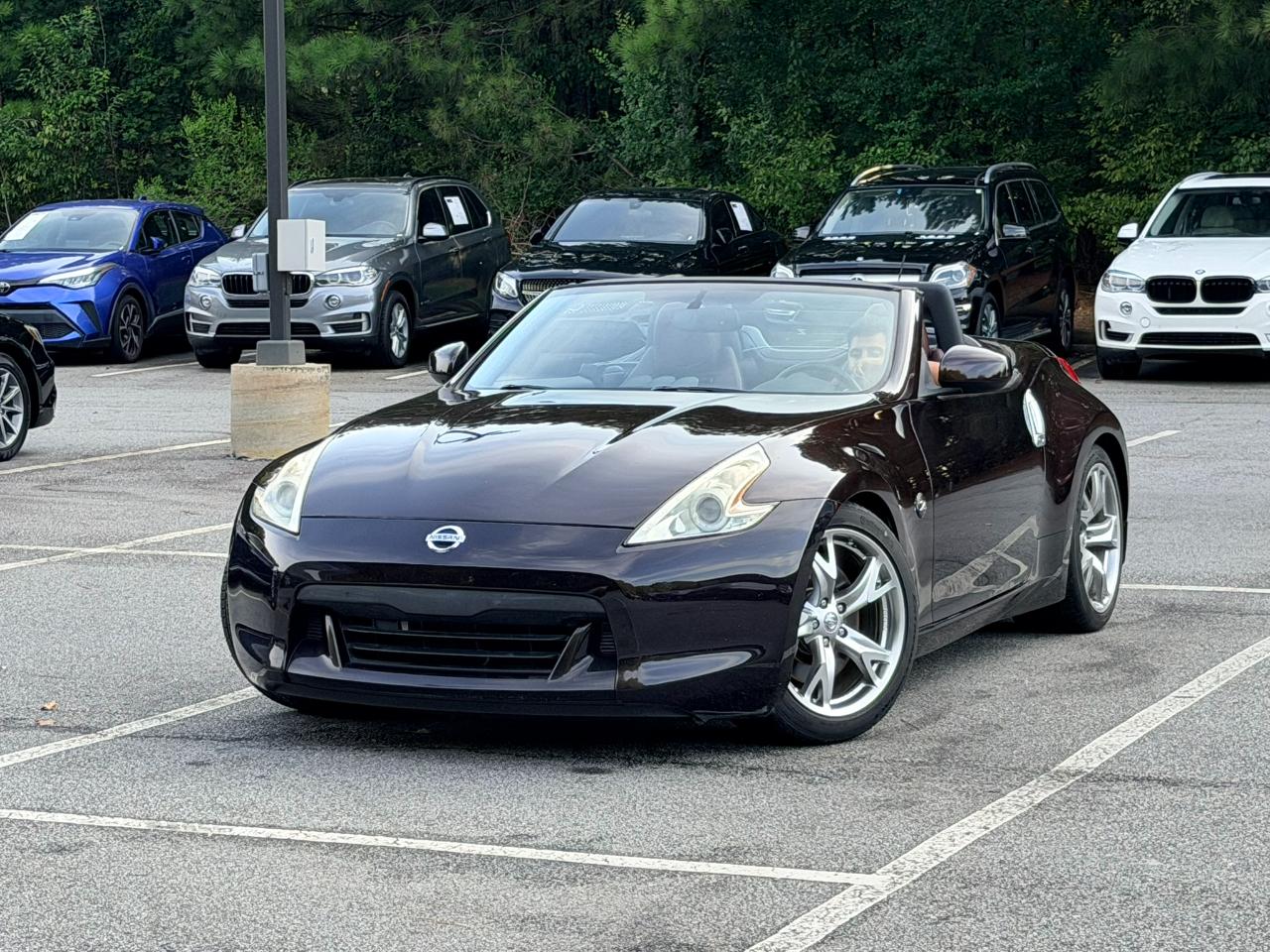 Black Cherry Metallic 2012 Nissan 370Z Convertible Rear-Wheel Drive Automatic