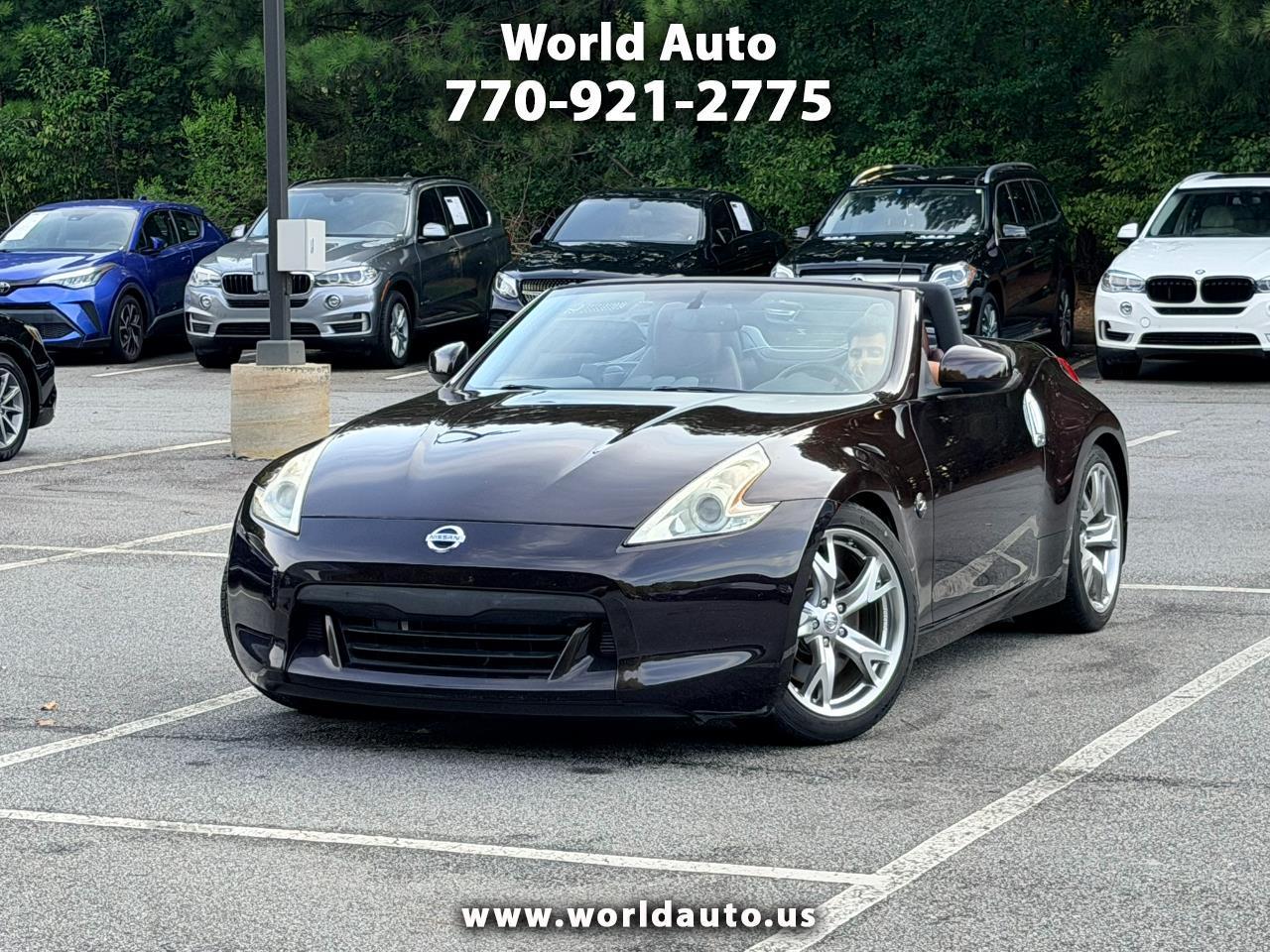 Black Cherry Metallic 2012 Nissan 370Z Convertible Rear-Wheel Drive Automatic