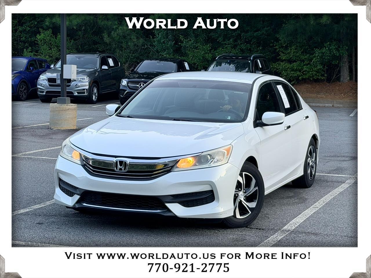 Honda Accord LX Sedan CVT 2017