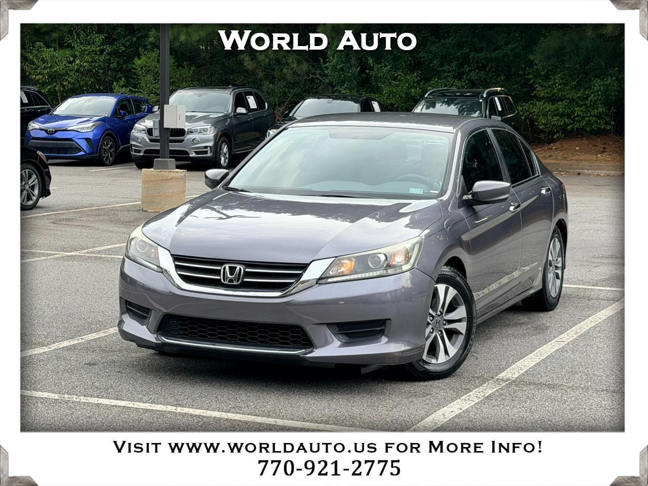 Honda Accord LX Sedan CVT 2015