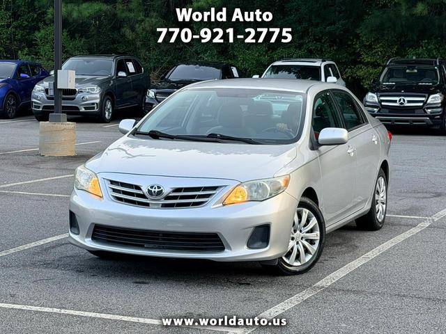 Classic Silver 2013 Toyota Corolla Sedan Front-Wheel Drive Automatic