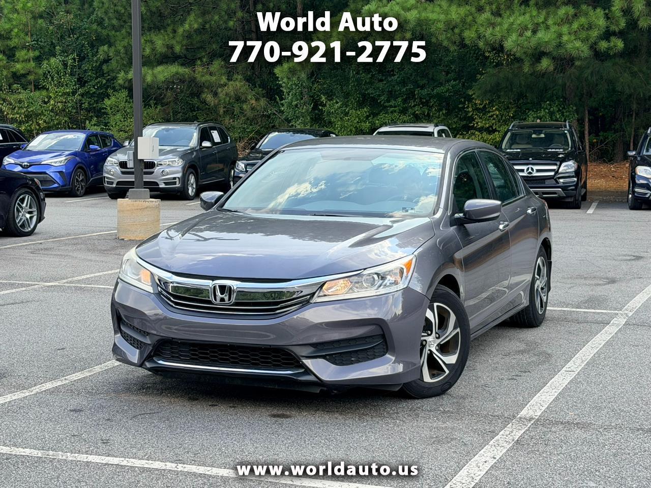 Honda Accord LX Sedan CVT 2016