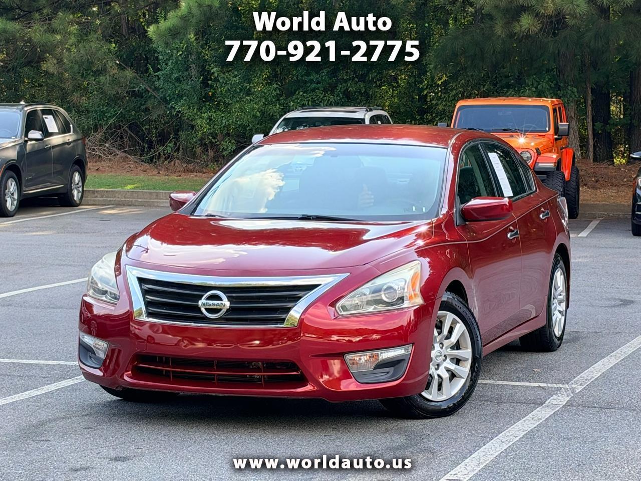 Cayenne Red 2015 Nissan Altima Sedan Front-Wheel Drive Automatic