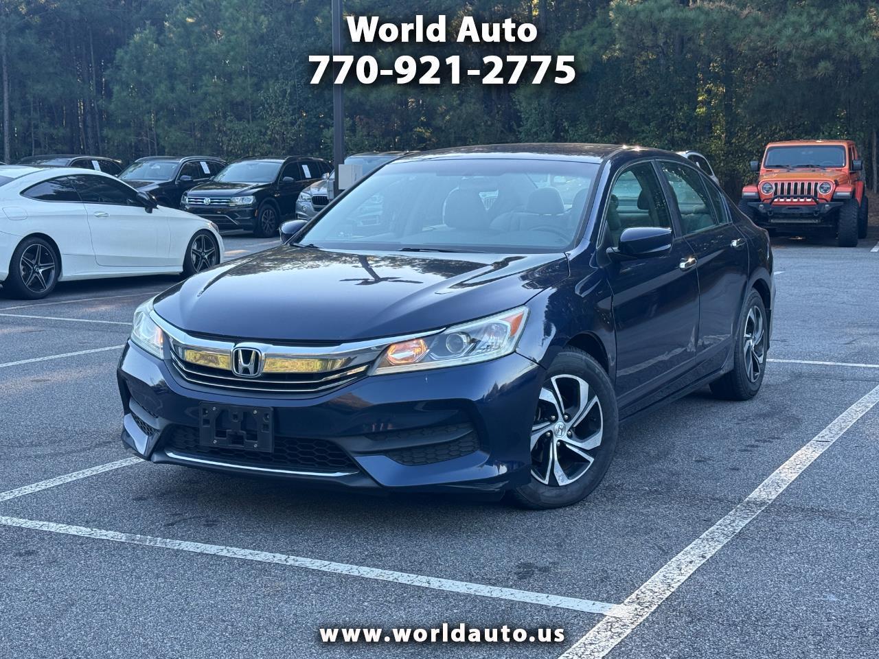 Honda Accord LX Sedan CVT 2016