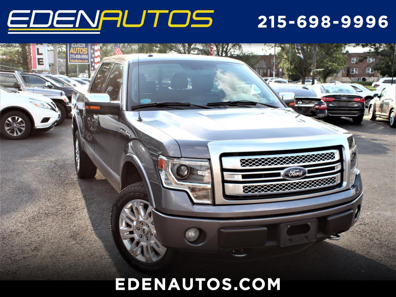 Used 2014 Ford F150 4WD SuperCrew 145" Platinum for Sale in
