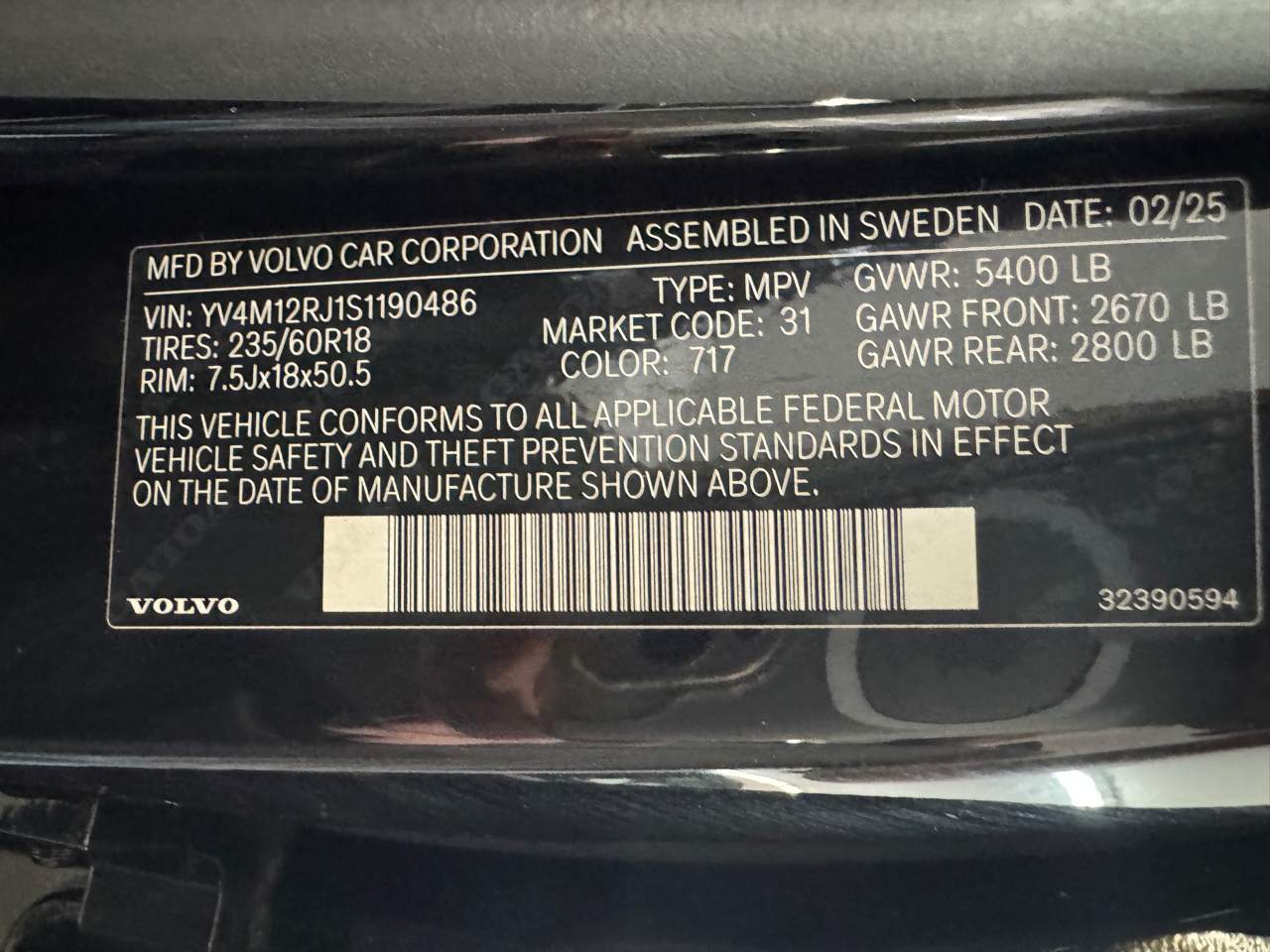 Volvo XC60 B5 Core AWD 2025