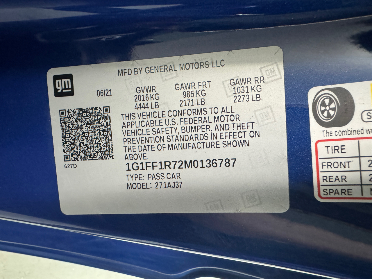 Chevrolet Camaro LT1 Coupe 2021