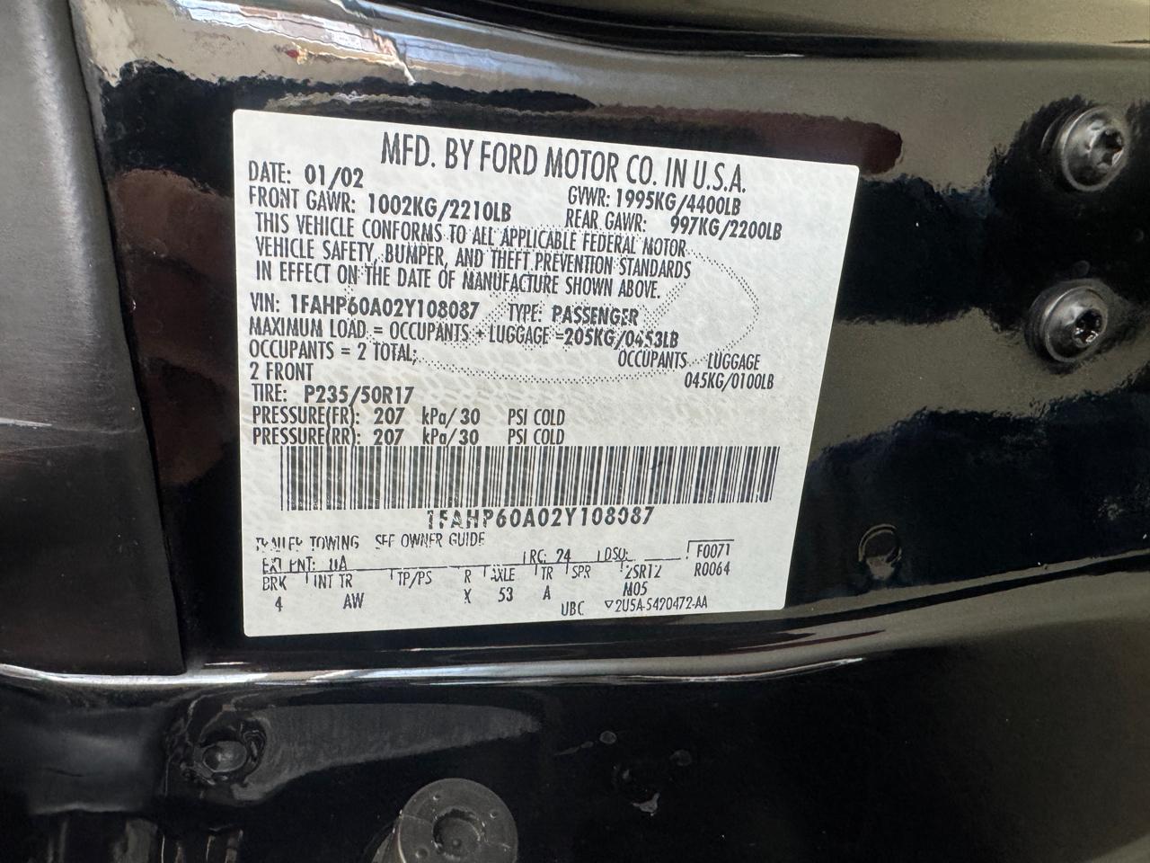 Ford Thunderbird Premium Hardtop 2002