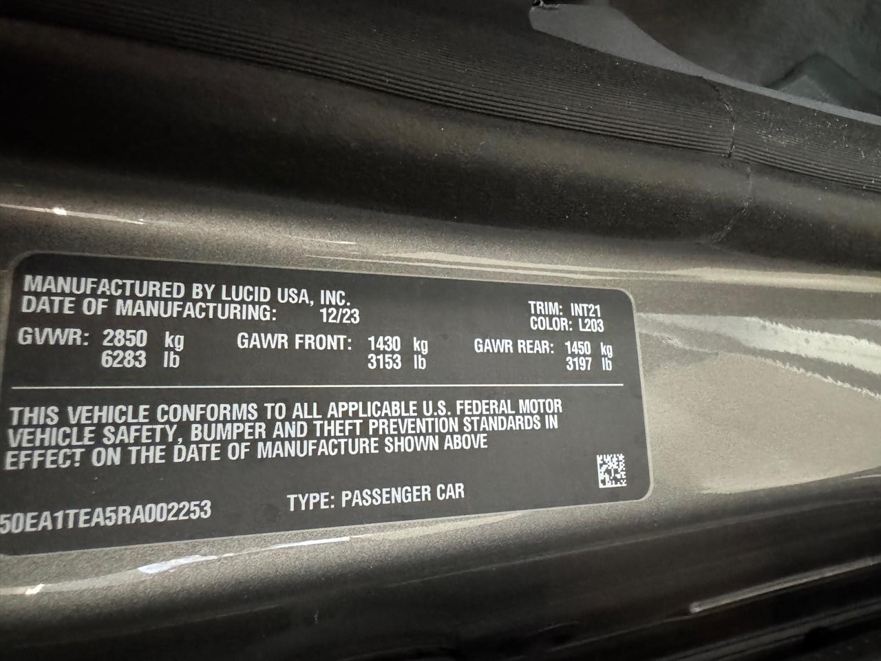 Lucid Air Touring 2024