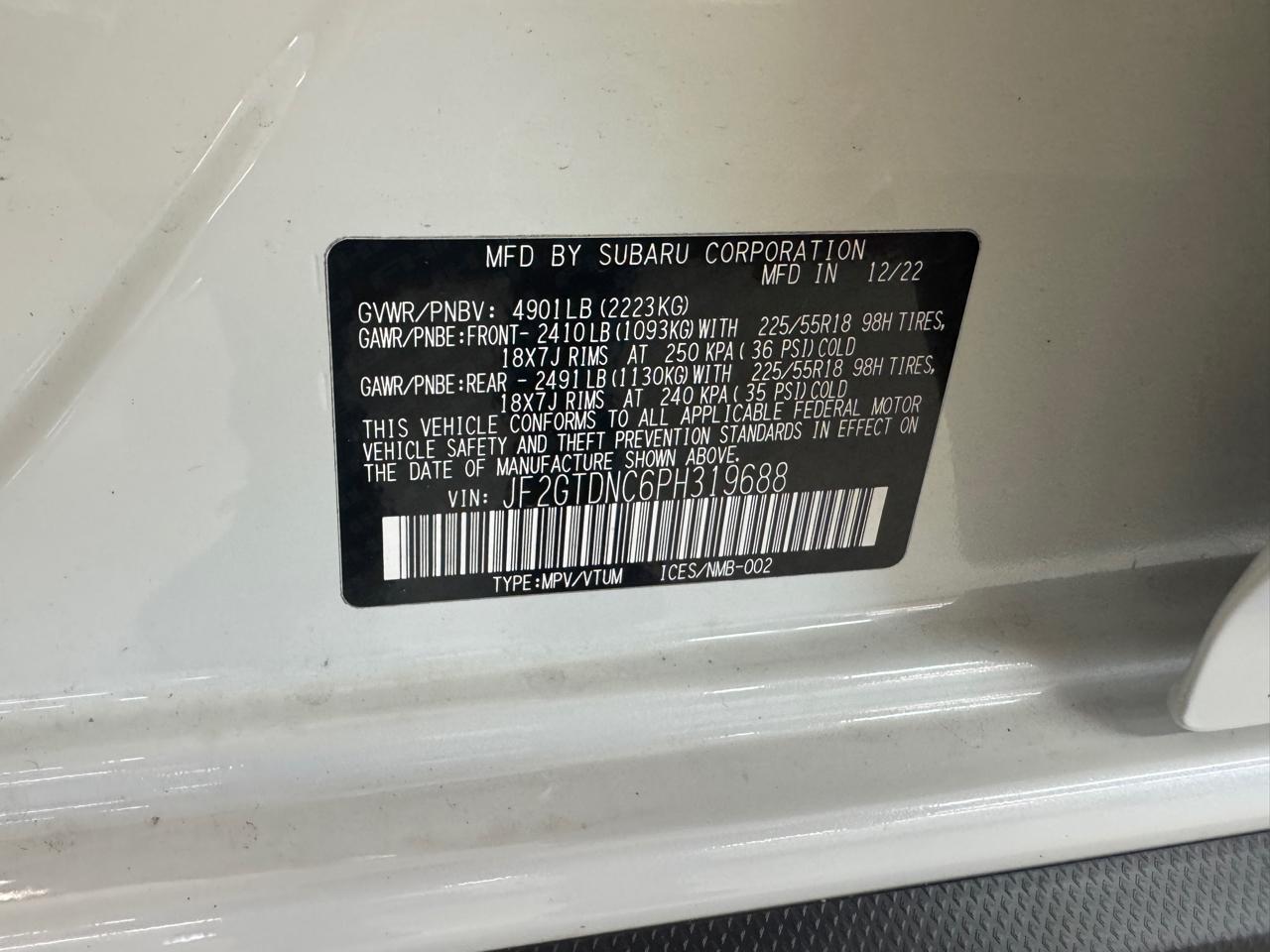 Subaru Crosstrek Hybrid 2023