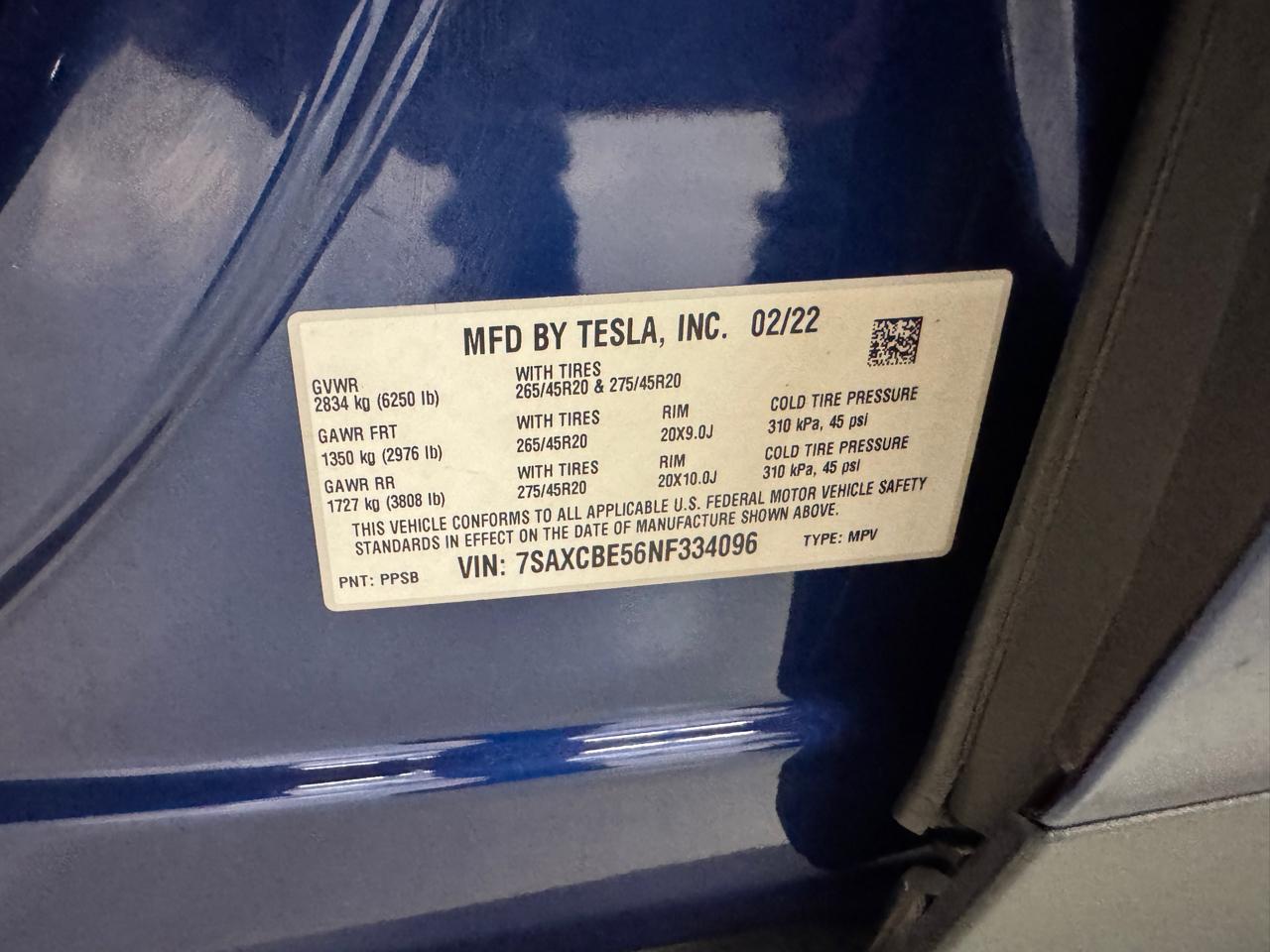 Tesla Model X Base 2022