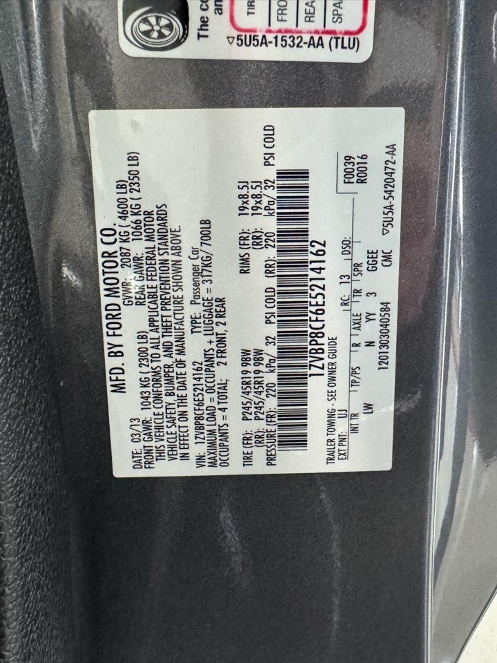 Ford Mustang GT Premium Coupe 2014