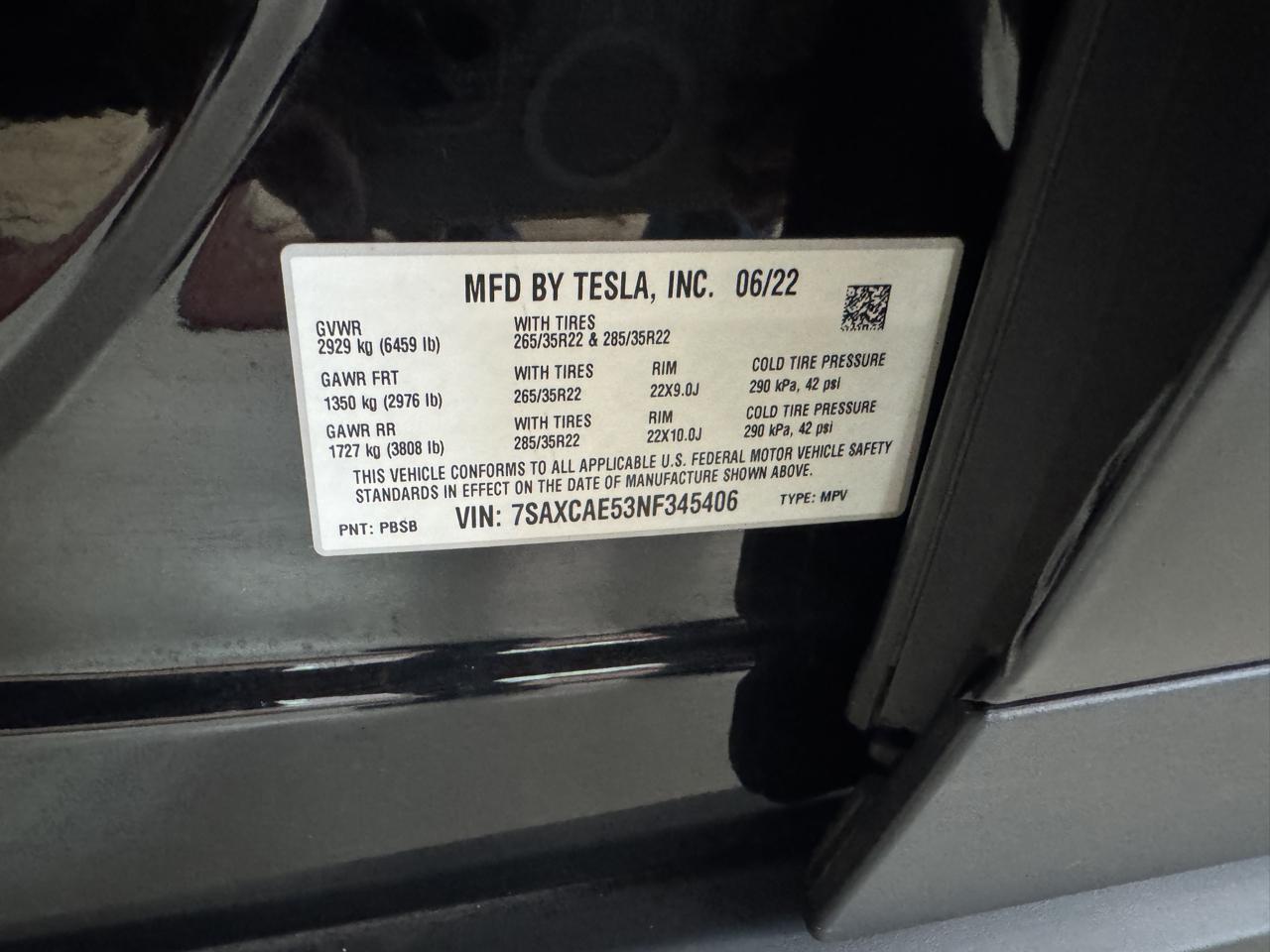Tesla Model X Base 2022