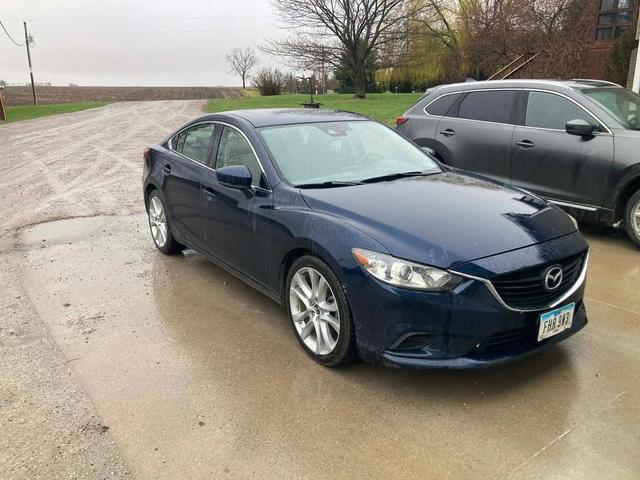 Blue 2017 Mazda MAZDA6 Touring Sedan FWD Sedan Front-Wheel Drive 6-Speed Automatic
