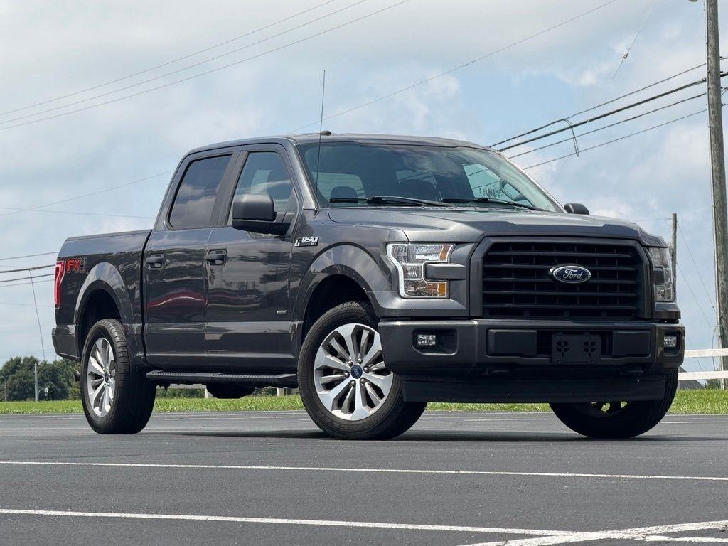 Gray 2017 Ford F-150 Pickup Truck Four-Wheel Drive 6-Speed Automatic