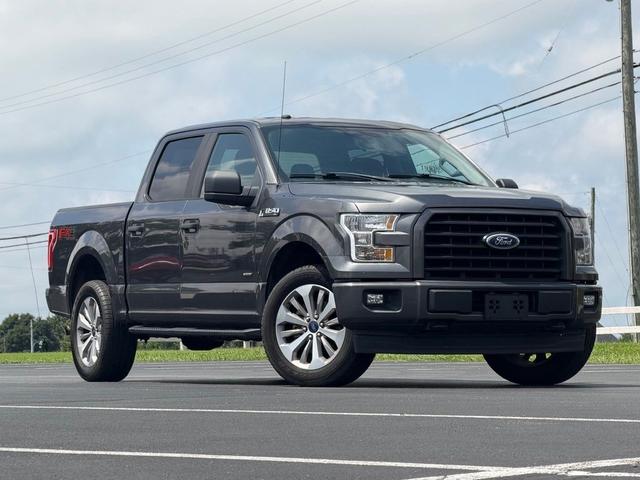 Gray 2017 Ford F-150 Pickup Truck Four-Wheel Drive 6-Speed Automatic
