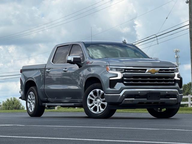 Gray 2023 Chevrolet Silverado 1500 Pickup Truck Four-Wheel Drive Automatic