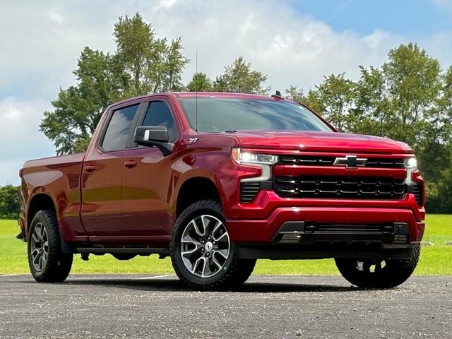 Red 2022 Chevrolet Silverado 1500 Pickup Truck Four-Wheel Drive Automatic