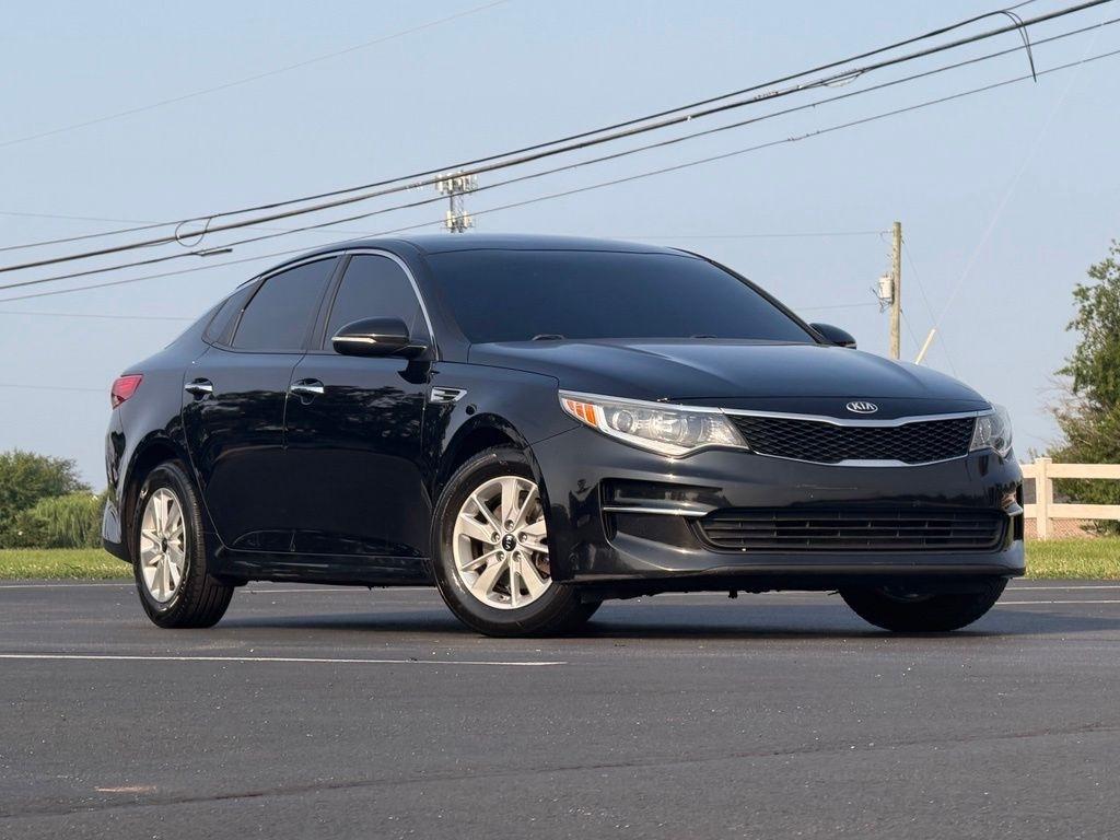 Black 2018 Kia Optima Sedan Front-Wheel Drive 6-Speed Automatic
