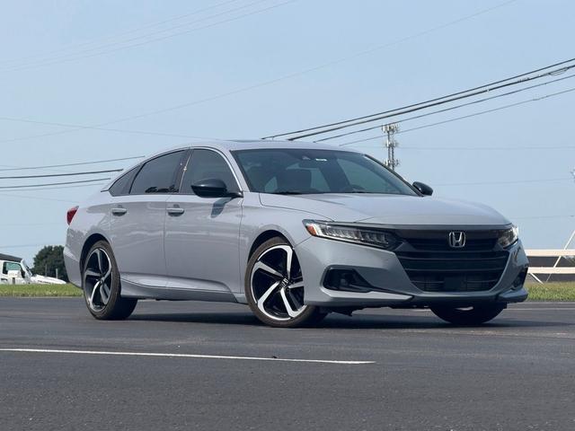 Blue 2021 Honda Accord Sedan Front-Wheel Drive Automatic