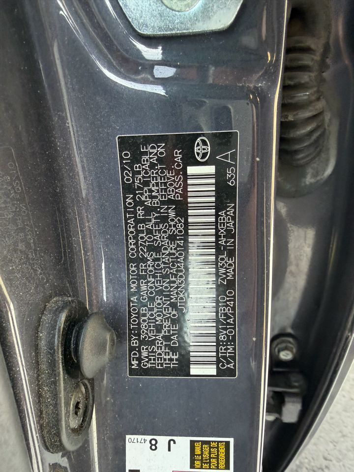 Toyota Prius Prius V 2010