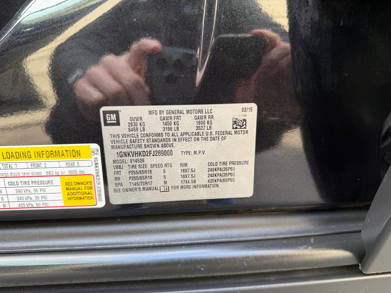 Chevrolet Traverse 2LT AWD 2015