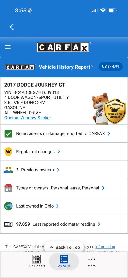 Dodge Journey GT AWD 2017