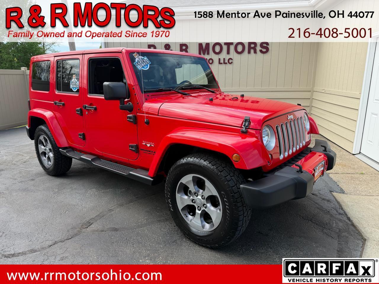 2016 Jeep Wrangler Unlimited Sahara 4WD