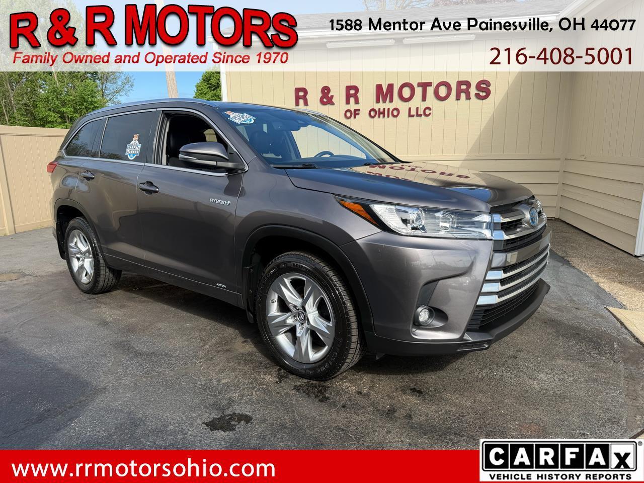 Toyota Highlander Hybrid Limited AWD 2019