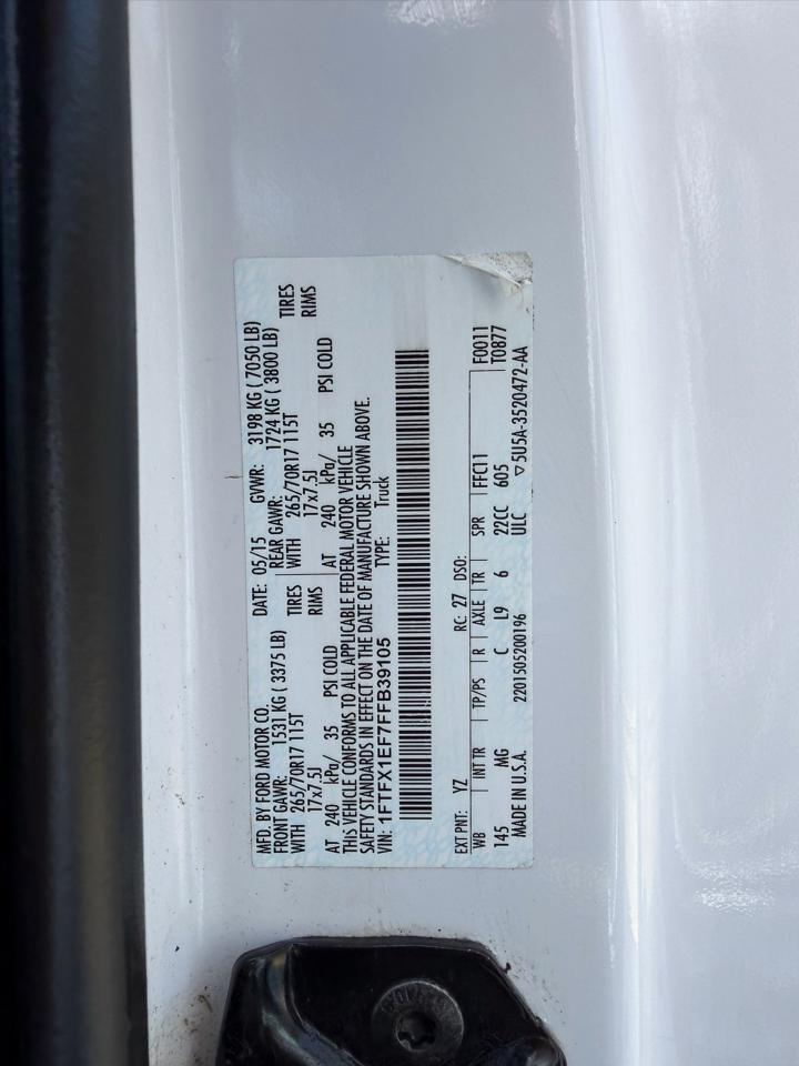 Ford F-150 XLT 4WD SuperCab 6.5' Box 2015