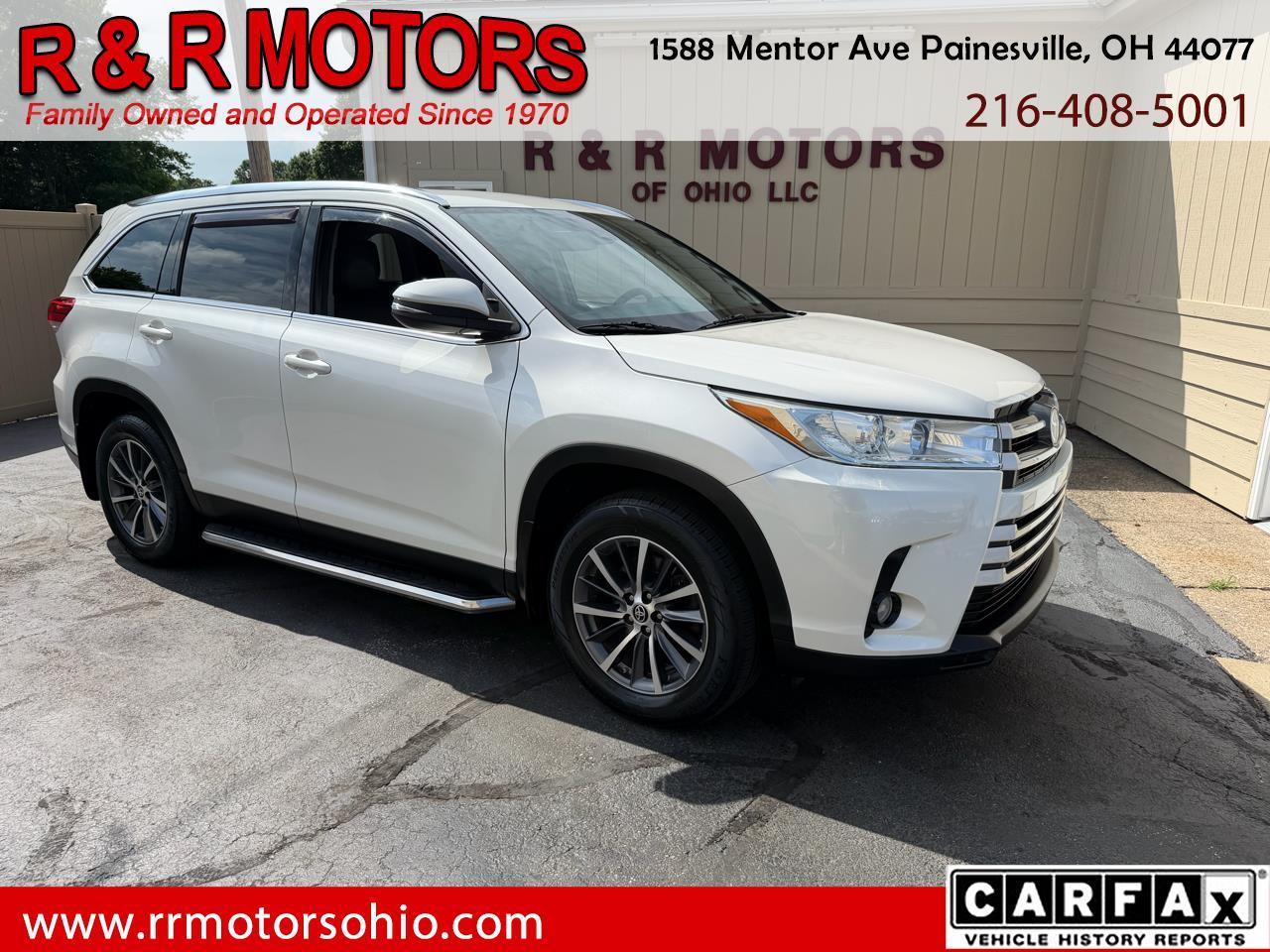 Toyota Highlander XLE AWD V6 2019