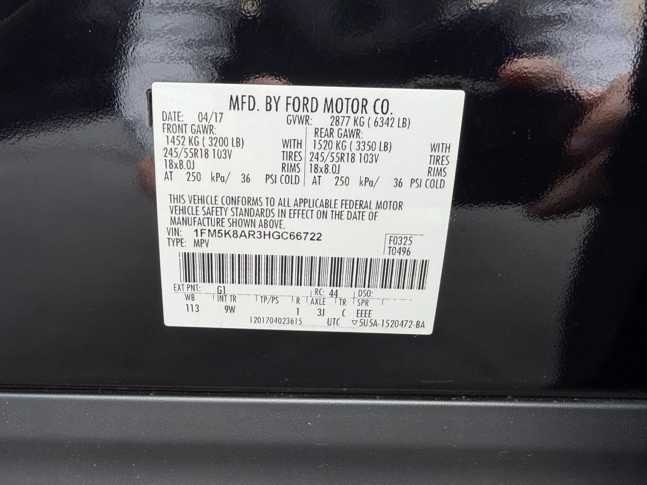 Ford Explorer Police 4WD 2017