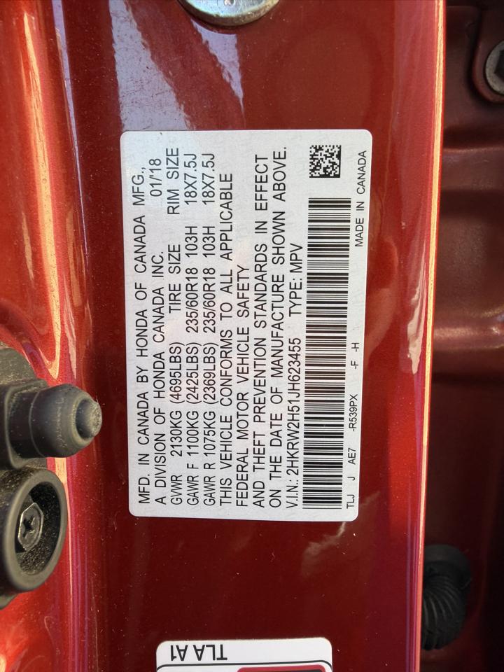 Honda CR-V EX AWD 2018