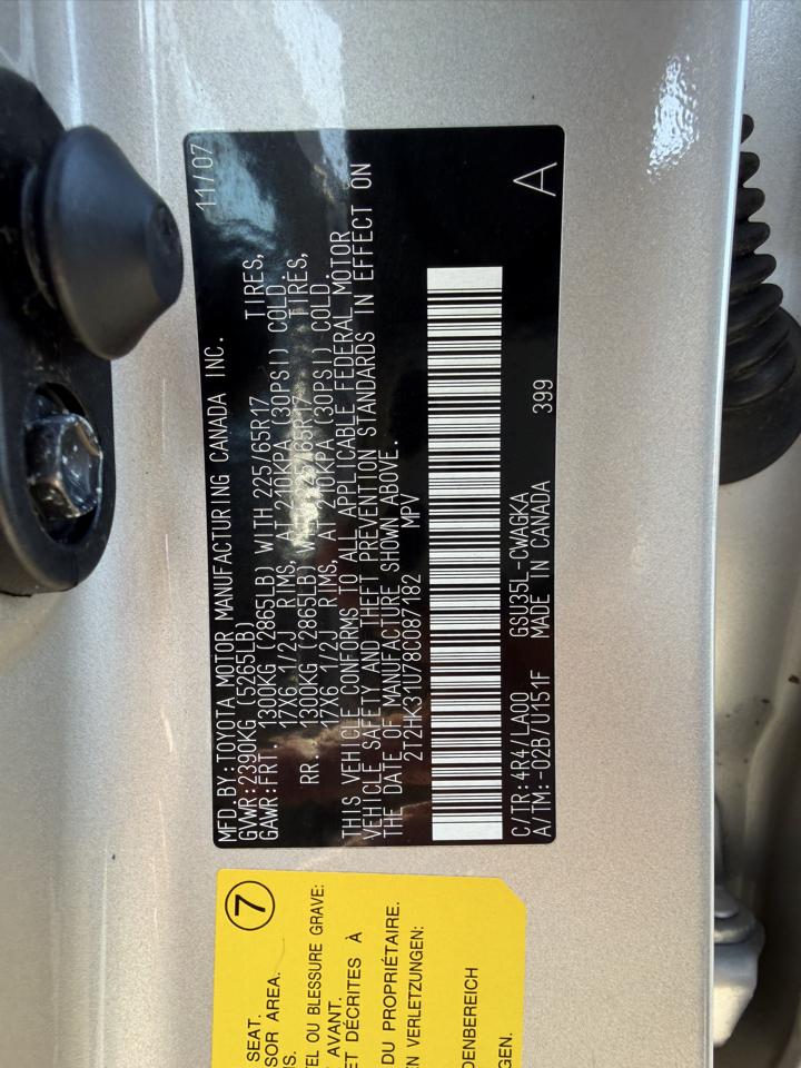 Lexus RX 350 AWD 2008