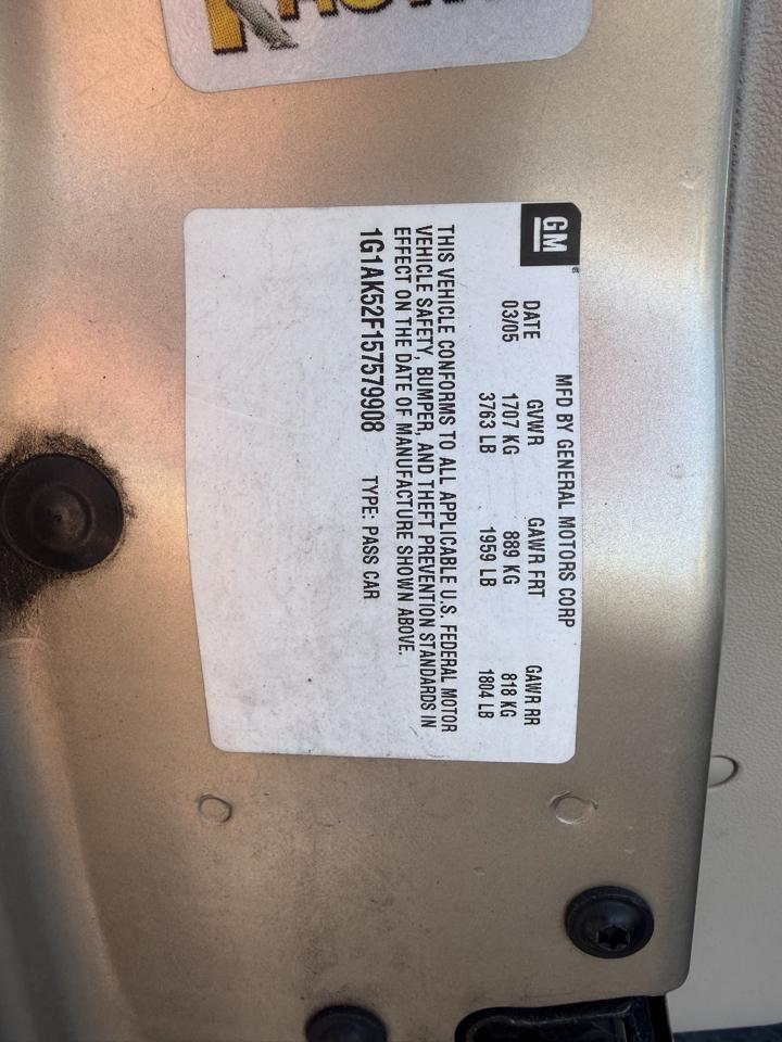 Chevrolet Cobalt Sedan 2005