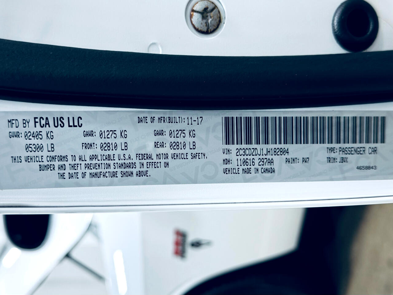 Dodge Challenger SRT 392 RWD 2018