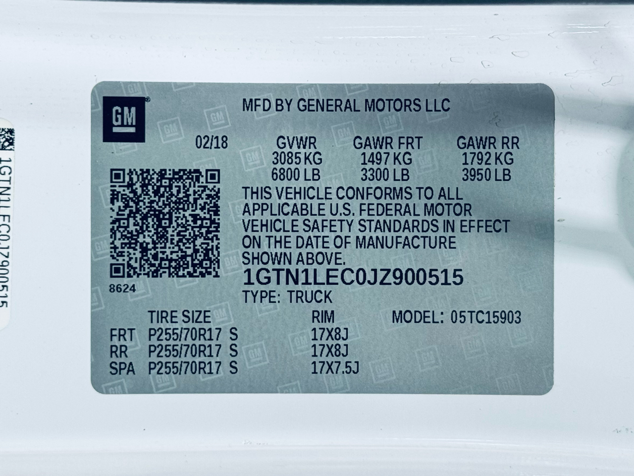 GMC Sierra 1500 2WD Reg Cab 133.0" 2018